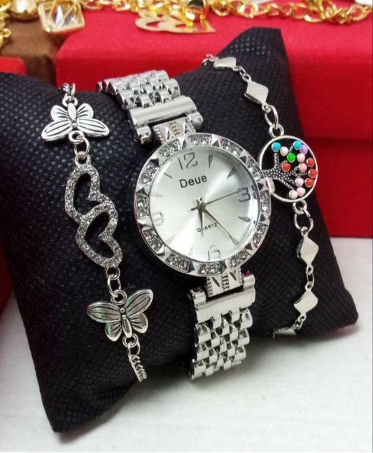 ساعة + اساور