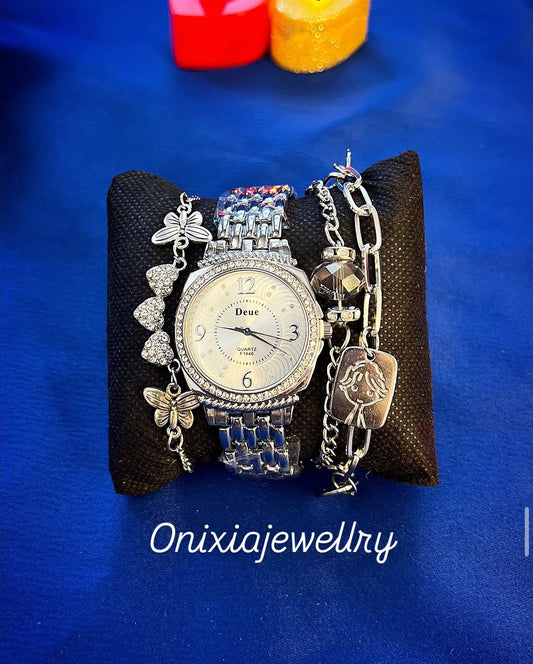 ساعة + اساور