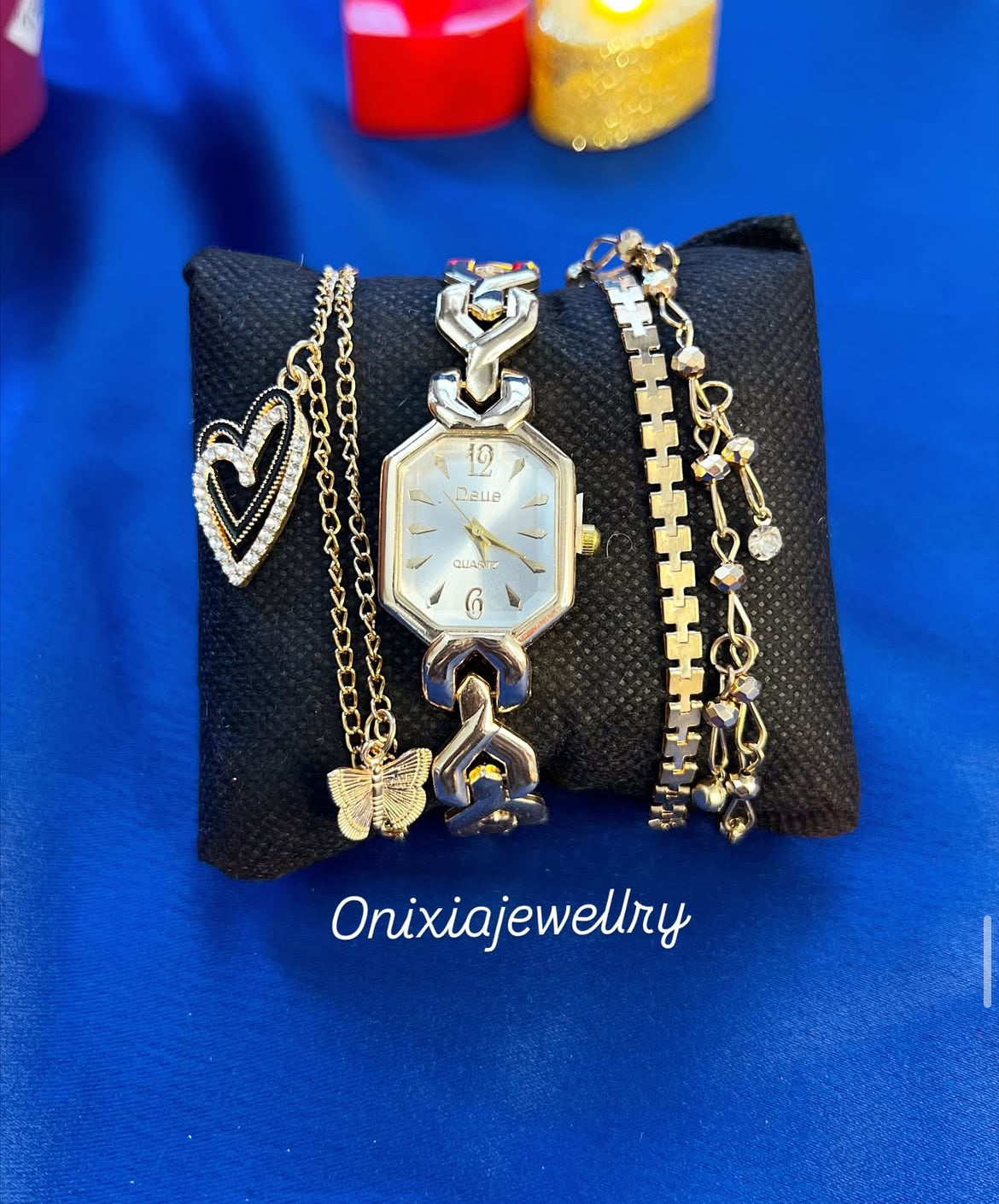 ساعة + اساور