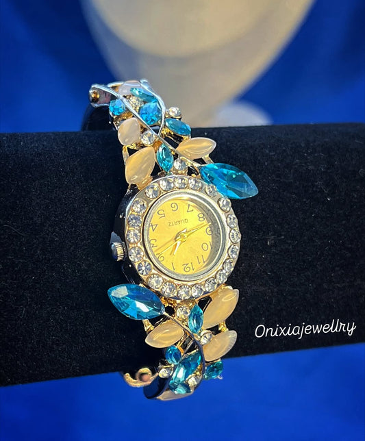 Montre de soirée bleu