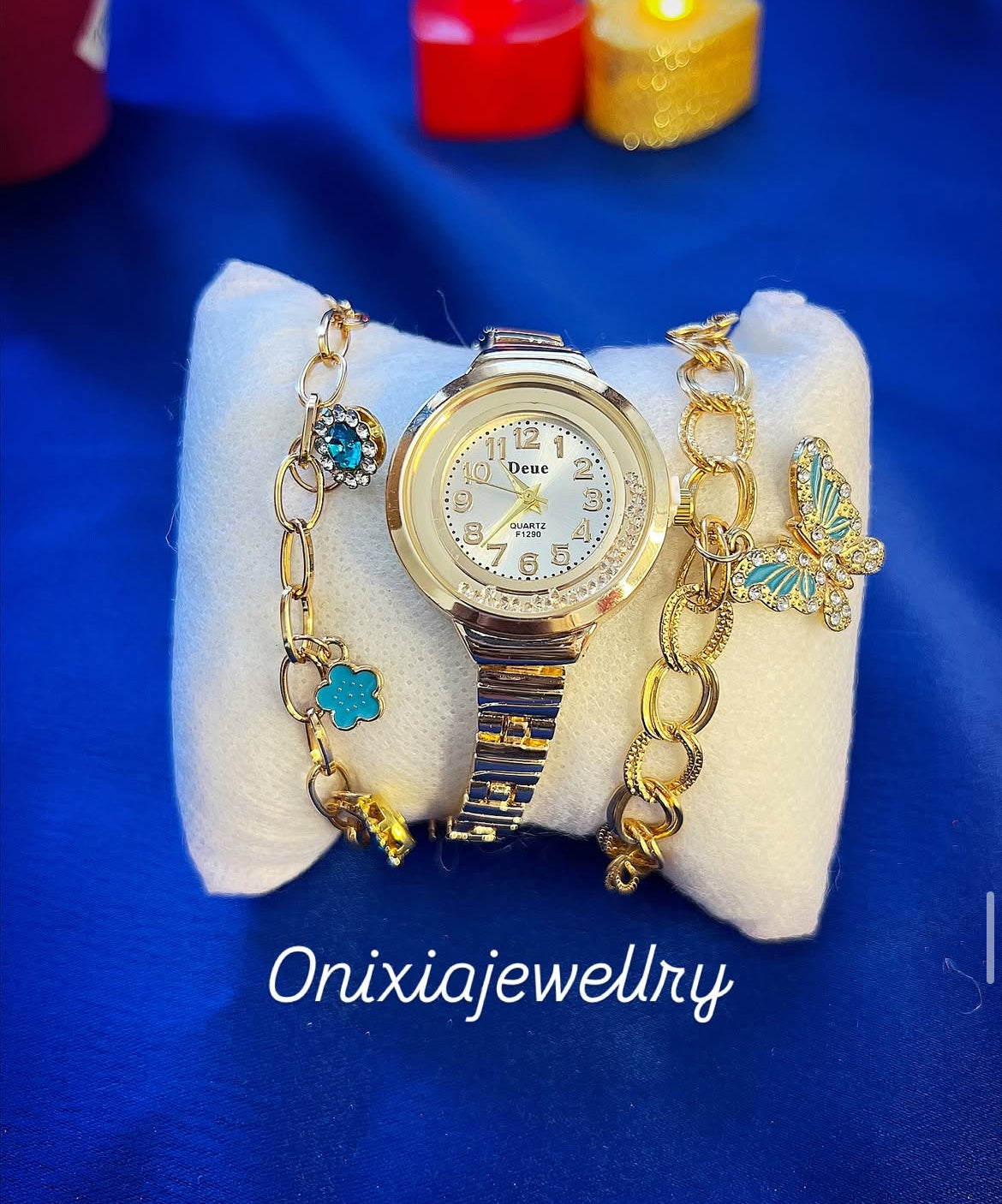 ساعة + اساور