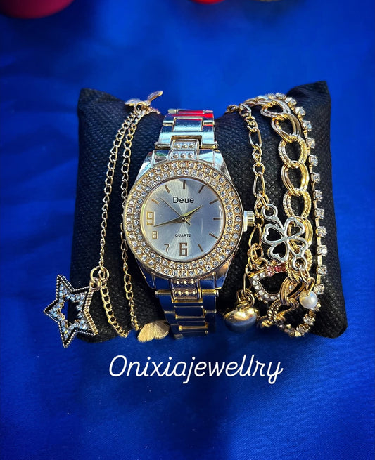 ساعة + اساور