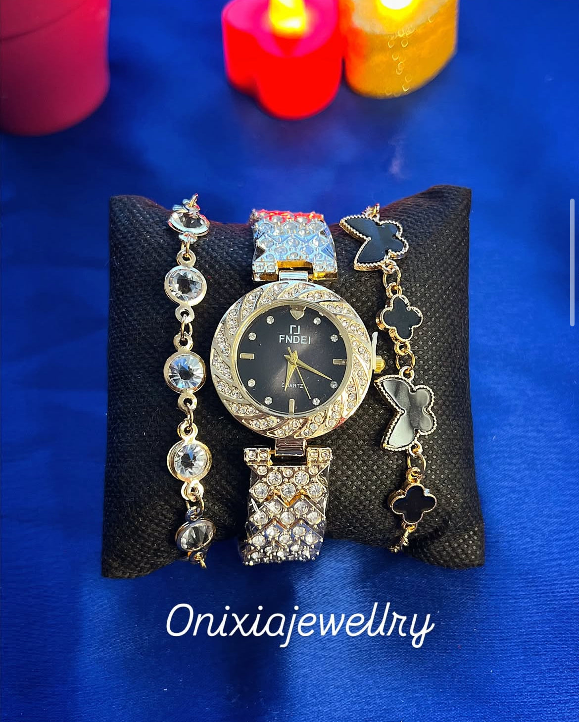 ساعة + اساور