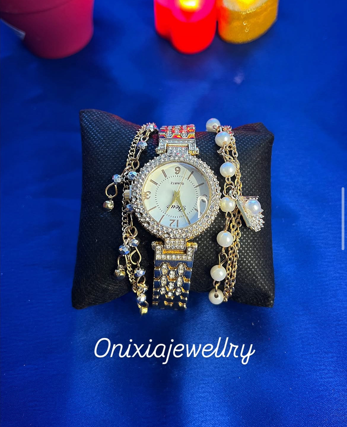 ساعة + اساور