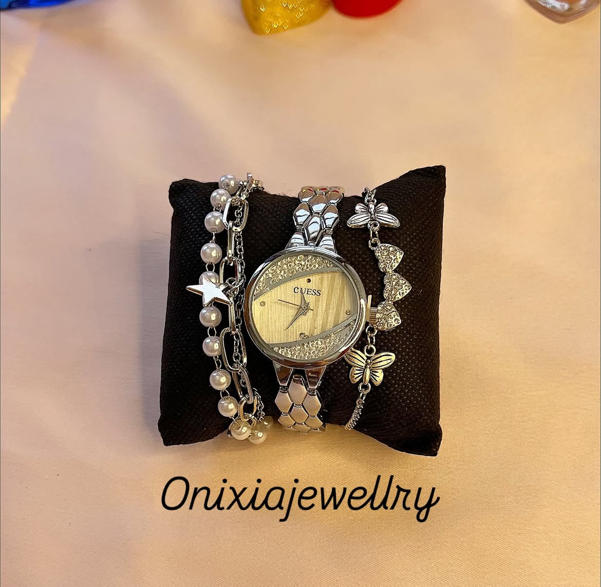 ساعة + اساور