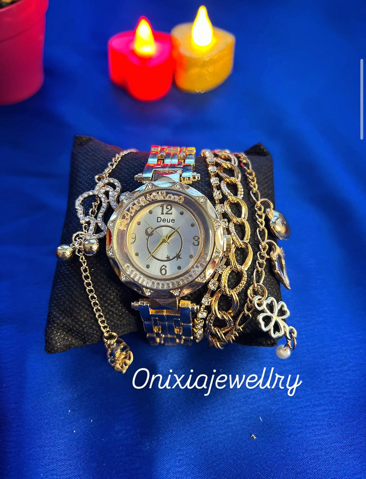 ساعة + اساور