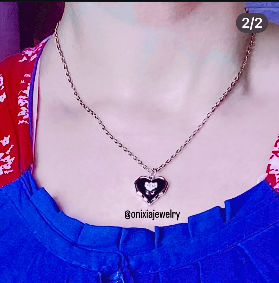 Collier  coeur noir 🖤