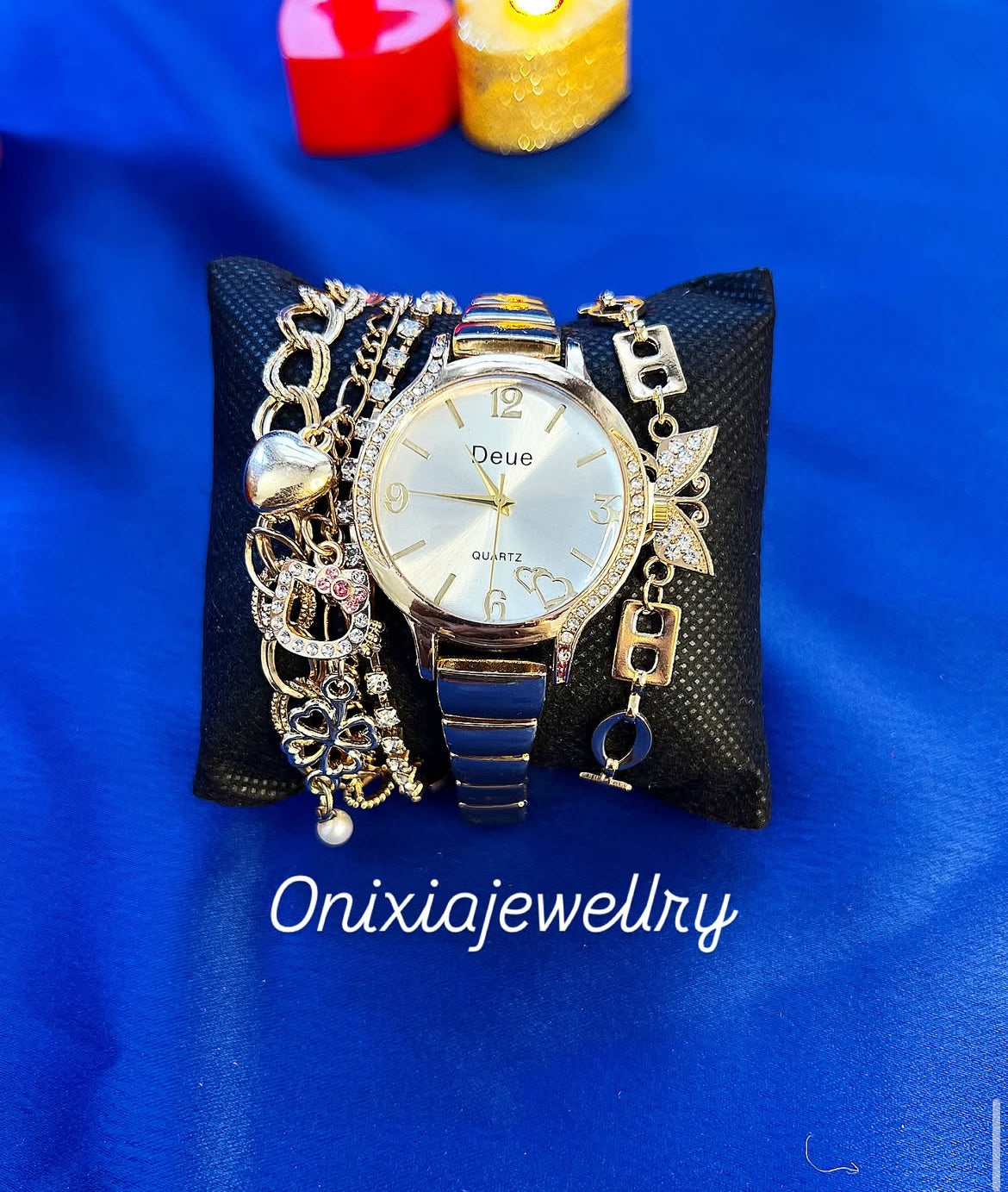 ساعة + اساور