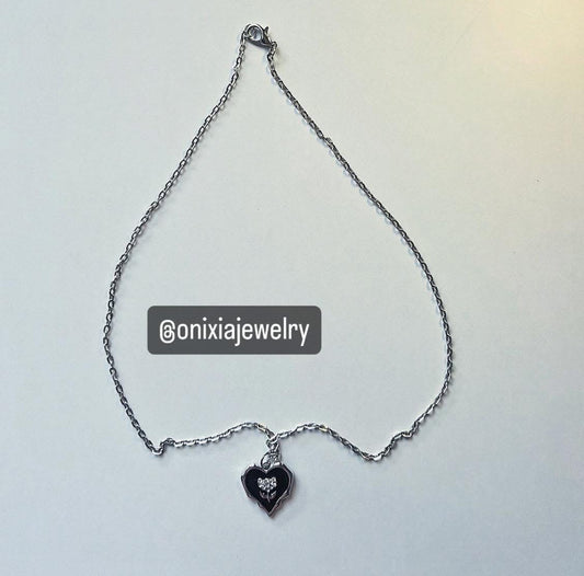 Collier  coeur noir 🖤